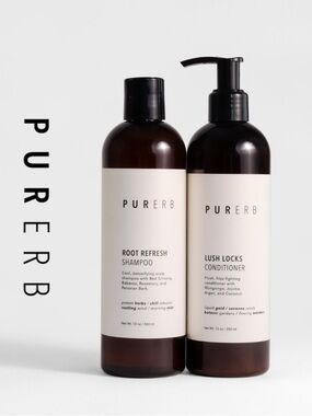 PURE RB Shampoo + Conditioner Set | Root Refresh + Lush Locks | NEW (no box)